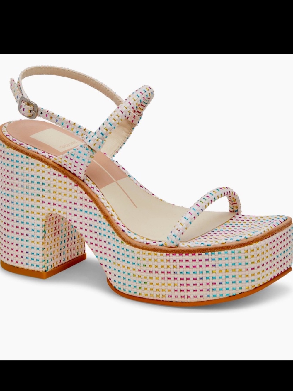 Dolce Vita Multicolor Platform Sandals NWT Size 9.5